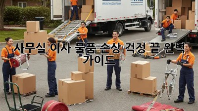 사무실 이사, 물품 손상 걱정 끝! 완벽 가이드